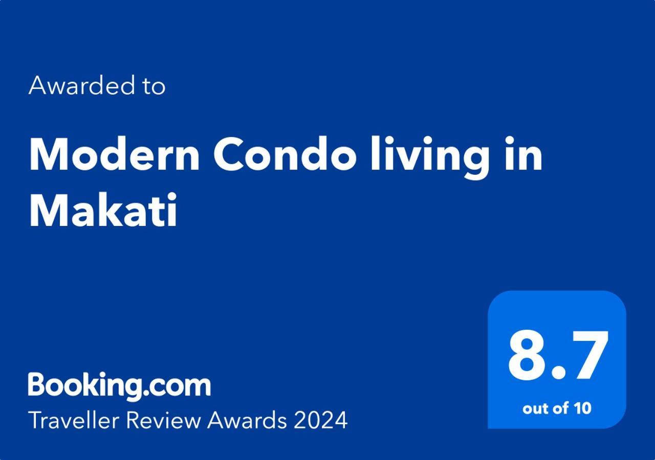 Modern Condo Living In Makati Manila Exterior foto